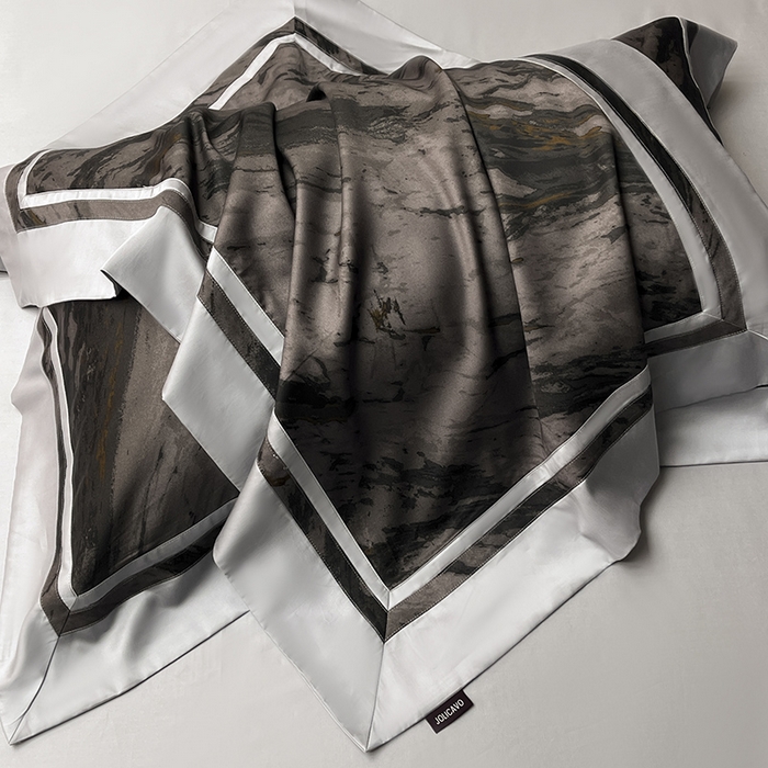 91家纺网 家纺一手货源 找家纺 （总）  2025新品A类100支天丝棉夹棉床盖床笠四件套全棉纯棉床单加厚高端数码印花长绒棉夏季轻奢真丝床上用品