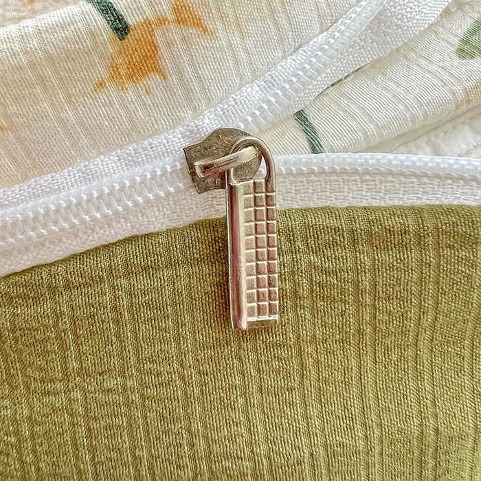 91家纺网 家纺一手货源 找家纺 王朝国际 2025新款直播热款有氧提花有氧双层纱碎花单被套 白荔