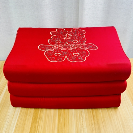 91家纺网 家纺一手货源 找家纺 （总）露函家居 2025新款全棉婚庆乳胶枕