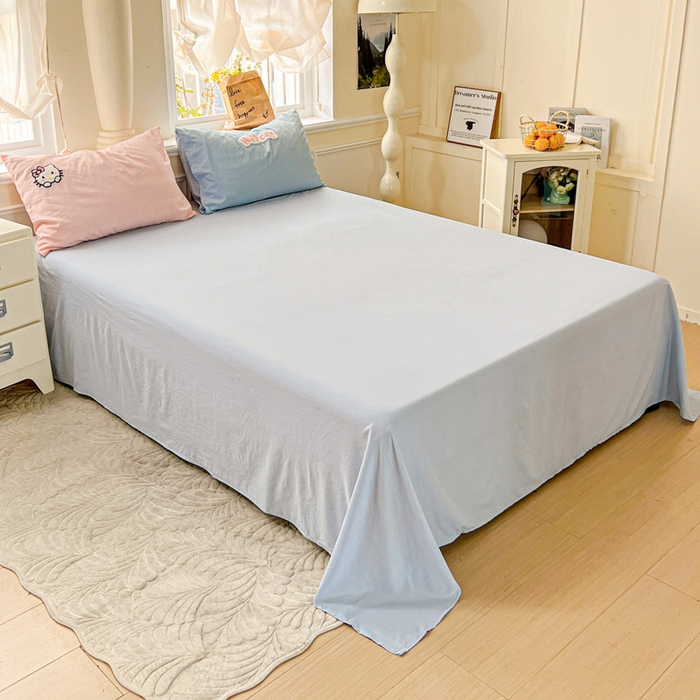 91家纺网 家纺一手货源 找家纺 海岛哥哥 2025新款云柔棉毛巾绣 四件套 毛巾绣-萌萌猫咪