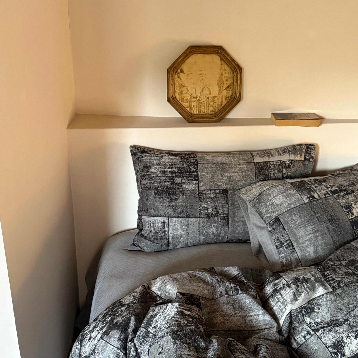 91家纺网 家纺一手货源 找家纺 （总）云上 2025全棉色织大提花床品·侘寂空间  