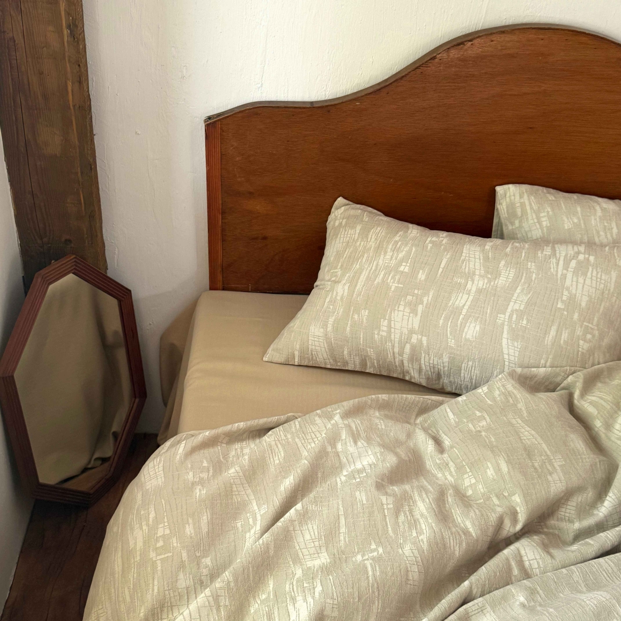 91家纺网 家纺一手货源 找家纺 云上 2025全棉色织大提花床品·侘寂潮汐   潮汐-米