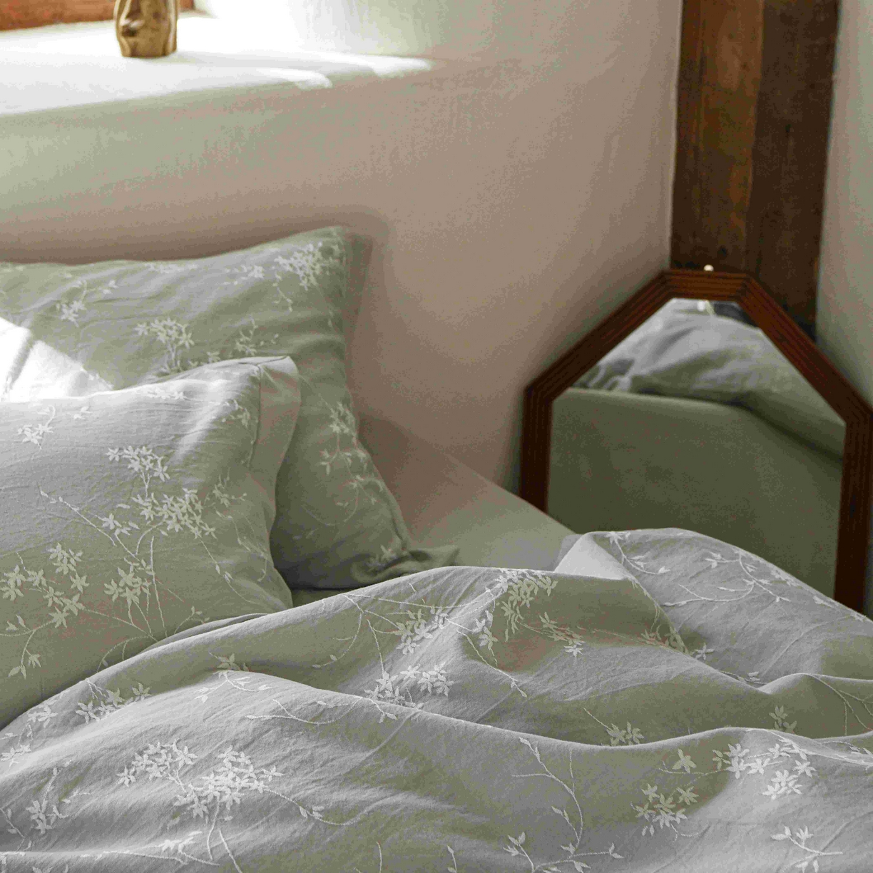 91家纺网 家纺一手货源 找家纺 云上 2025全棉提花床品系列·风铃 风铃-灰