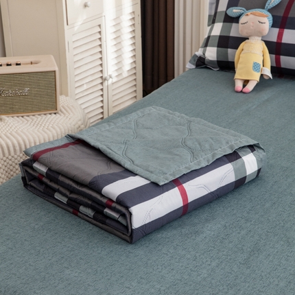 91家纺网 家纺一手货源 找家纺 （总）乐居坊2025新款亲肤舒适印花芦荟棉夏凉被四件套