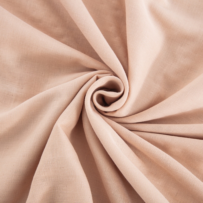 91家纺网 家纺一手货源 找家纺 鲁爱家纺供货 2025新款全棉双层纱绣花四件套 初语-玉颜粉