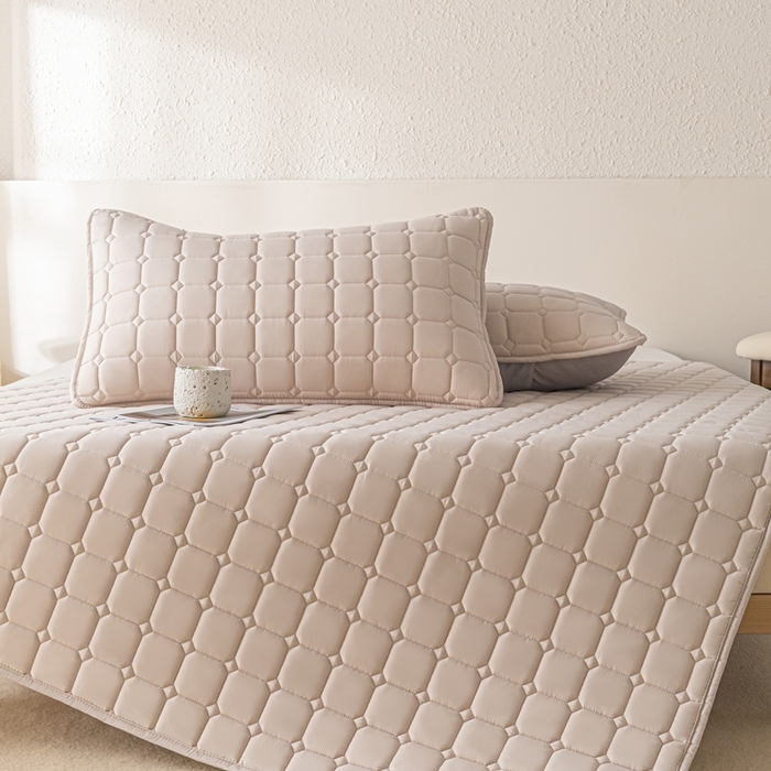 91家纺网 家纺一手货源 找家纺 （总）欧邦 2025春夏新款四季款无印风纯色水洗棉床褥榻榻米床垫