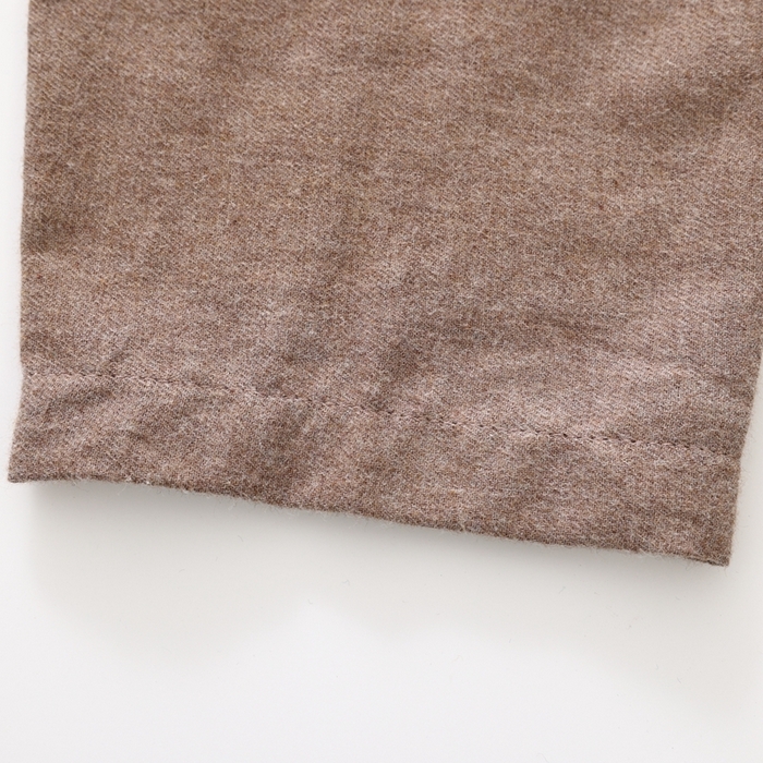 91家纺网 家纺一手货源 找家纺 伊嫚家居 2025新款无印日式双股全棉法兰绒家居服良品睡衣女纯棉直播秋冬款情侣睡衣 纯棕色男