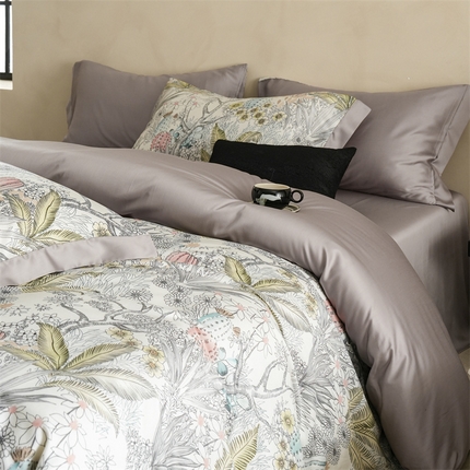 91家纺网 家纺一手货源 找家纺 （总）本制 2025新款水洗真丝印花四件套