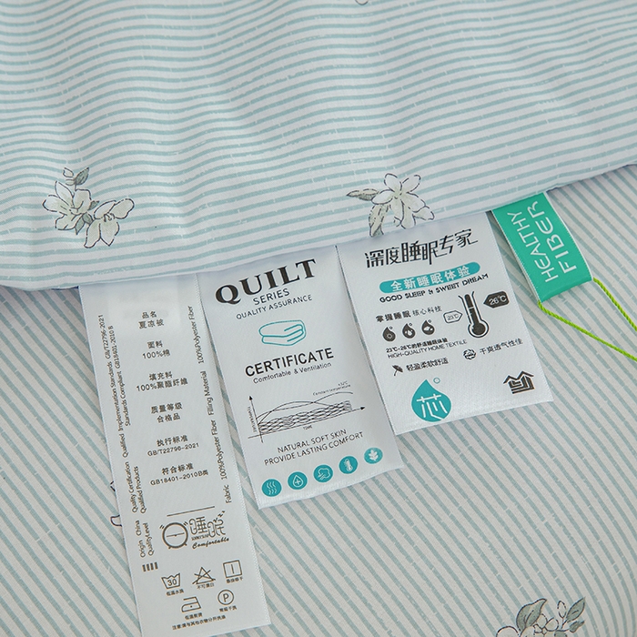 91家纺网 家纺一手货源 找家纺 （总）绫韵家纺 2025夏季全棉水洗棉混搭小碎花田园风夏被纯棉空调被套件系列