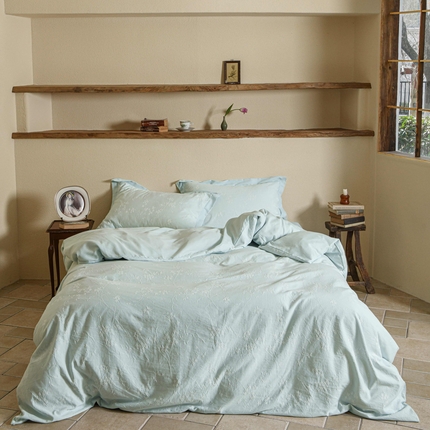 91家纺网 家纺一手货源 找家纺 （总）云上 2025全棉提花床品系列·风铃