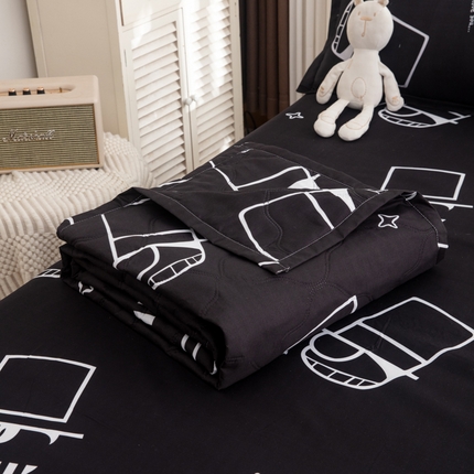 91家纺网 家纺一手货源 找家纺 （总）乐居坊2025新款亲肤舒适印花芦荟棉夏凉被四件套