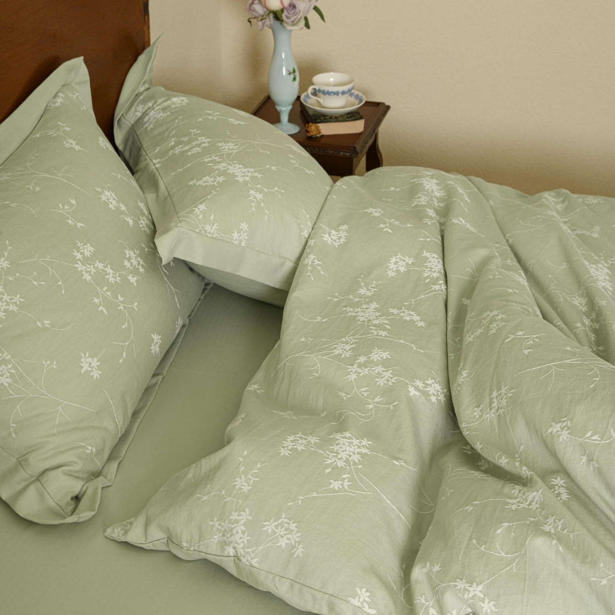 91家纺网 家纺一手货源 找家纺 （总）云上 2025全棉提花床品系列·风铃