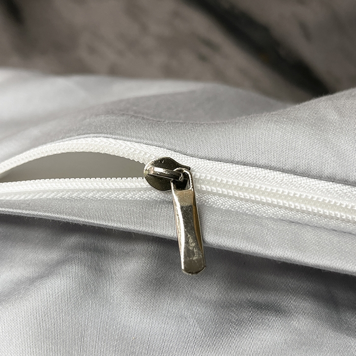 91家纺网 家纺一手货源 找家纺 A类母婴级天丝棉夹棉床盖床笠四件套全棉纯棉纯色长绒棉真丝保护罩高级感印花床上用品 布里奇-灰