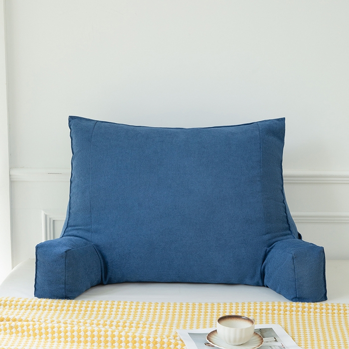 91家纺网 家纺一手货源 找家纺 一兰家纺 2025新款单人床头靠垫护腰靠背靠枕大抱枕抱抱靠 抱抱靠-雀舞蓝