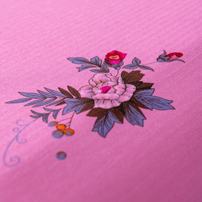 91家纺网 家纺一手货源 找家纺 居美良品 2025新款国民老上海床单 经典牡丹-粉色