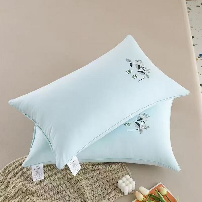 91家纺网 家纺一手货源 找家纺 （总）幸运草 2025新款日式原棉超柔枕芯 压不扁慢回弹酒店枕头