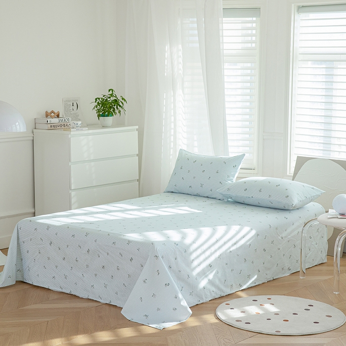 91家纺网 家纺一手货源 找家纺 （总）绫韵家纺 2025夏季全棉水洗棉混搭小碎花田园风夏被纯棉空调被套件系列