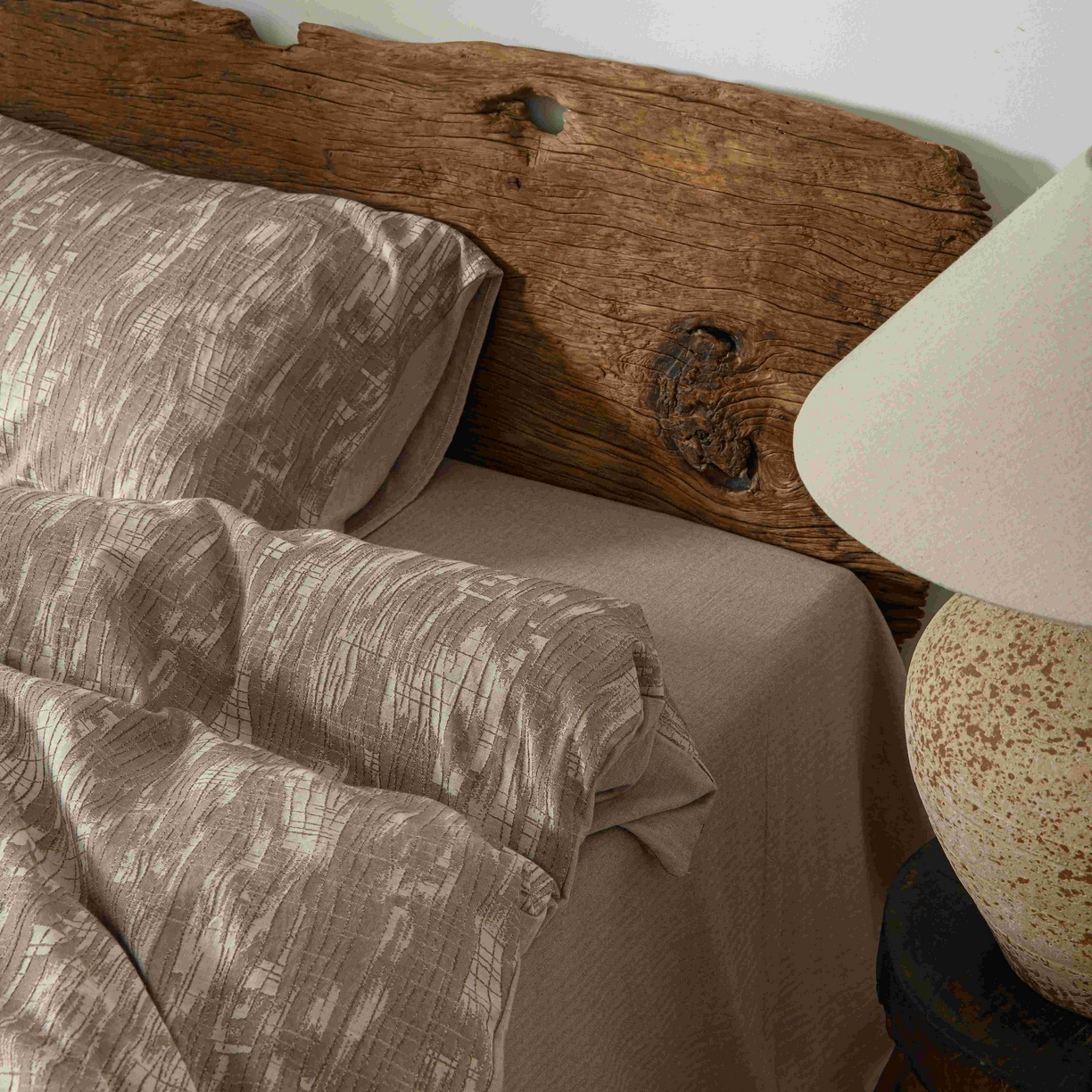 91家纺网 家纺一手货源 找家纺 （总）云上 2025全棉色织大提花床品·侘寂潮汐  