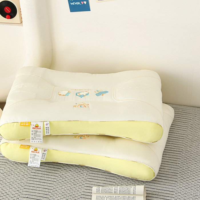 91家纺网 家纺一手货源 找家纺 （总）2025新款一起躺平鸭亲子枕头 莱赛尔超柔护颈可爱枕头