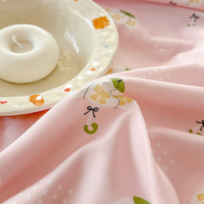 91家纺网 家纺一手货源 找家纺 雪鲨家纺  2025新款A类水洗棉夏被新疆棉花夏凉被空调被可机洗薄被子被芯 雨伞粉