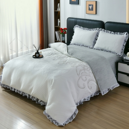 91家纺网 家纺一手货源 找家纺 （总）雅绅阁 2025新款针织棉多用途被套四件套床盖四件套