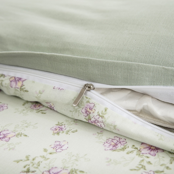 91家纺网 家纺一手货源 找家纺 （总）鲁爱家纺供货 2025新款全棉双层纱绣花四件套