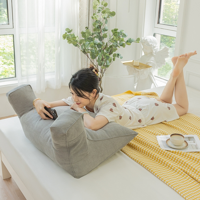 91家纺网 家纺一手货源 找家纺 一兰家纺 2025新款单人床头靠垫护腰靠背靠枕大抱枕抱抱靠 抱抱靠-耀石灰