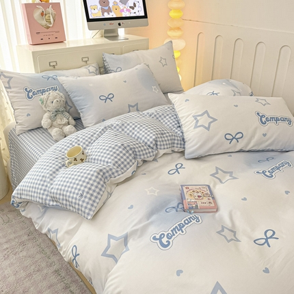 晨希家居 2025新款全棉卡通印花简约款单被套-梦境