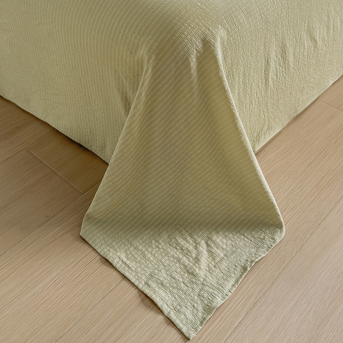 91家纺网 家纺一手货源 找家纺 王朝国际 2025新款直播热款有氧提花有氧双层纱碎花单被套 绿野仙踪