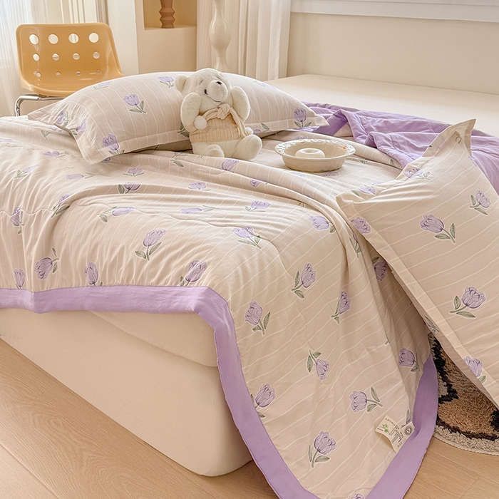 91家纺网 家纺一手货源 找家纺 （总）雪鲨家纺  2025新款A类水洗棉夏被新疆棉花夏凉被空调被可机洗薄被子被芯