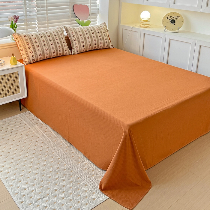 91家纺网 家纺一手货源 找家纺 王朝国际 2025新款直播热款有氧提花有氧双层纱碎花单被套 可可庄园