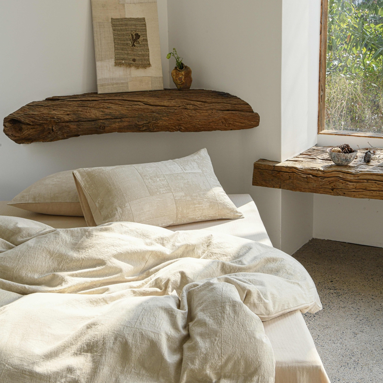 91家纺网 家纺一手货源 找家纺 云上 2025全棉色织大提花床品·侘寂空间   空间-米