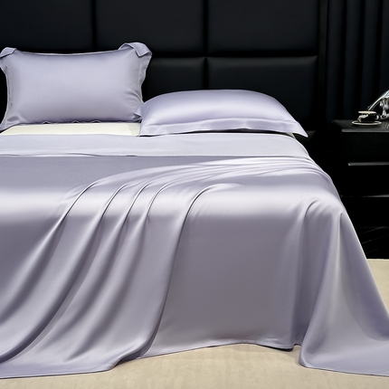 91家纺网 家纺一手货源 找家纺 （总）梦幻之城 2025新款水洗真丝纯色床单