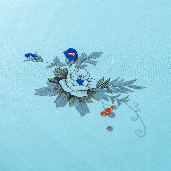 91家纺网 家纺一手货源 找家纺 居美良品 2025新款国民老上海床单 经典牡丹-浅绿