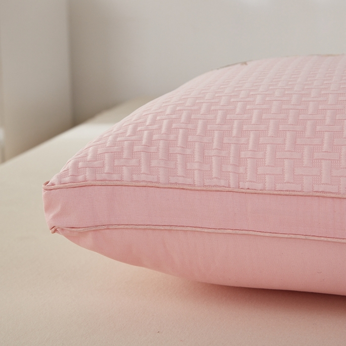 91家纺网 家纺一手货源 找家纺 （总）幸运草 豆小满热熔枕头 整张棉填充不变形可水洗可拆卸枕芯