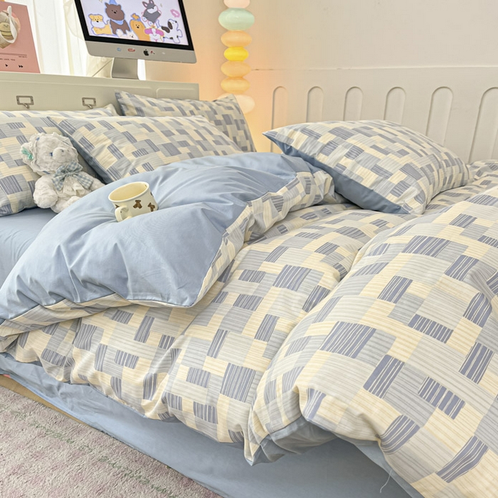 91家纺网 家纺一手货源 找家纺 晨希家居 2025新款全棉卡通活性印花四件套-子影