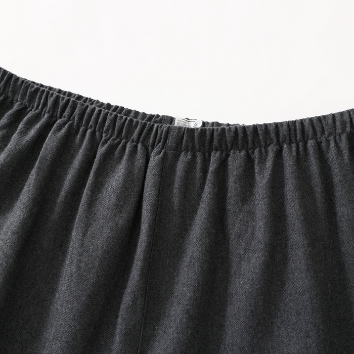 91家纺网 家纺一手货源 找家纺 伊嫚家居 2025新款无印日式双股全棉法兰绒家居服良品睡衣女纯棉直播秋冬款情侣睡衣 纯碳灰女