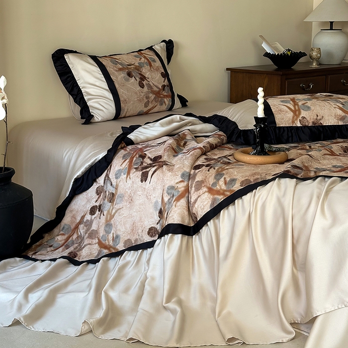 91家纺网 家纺一手货源 找家纺 （总）黛舒家居 2025新款60支天丝夏被四件套-水墨江南