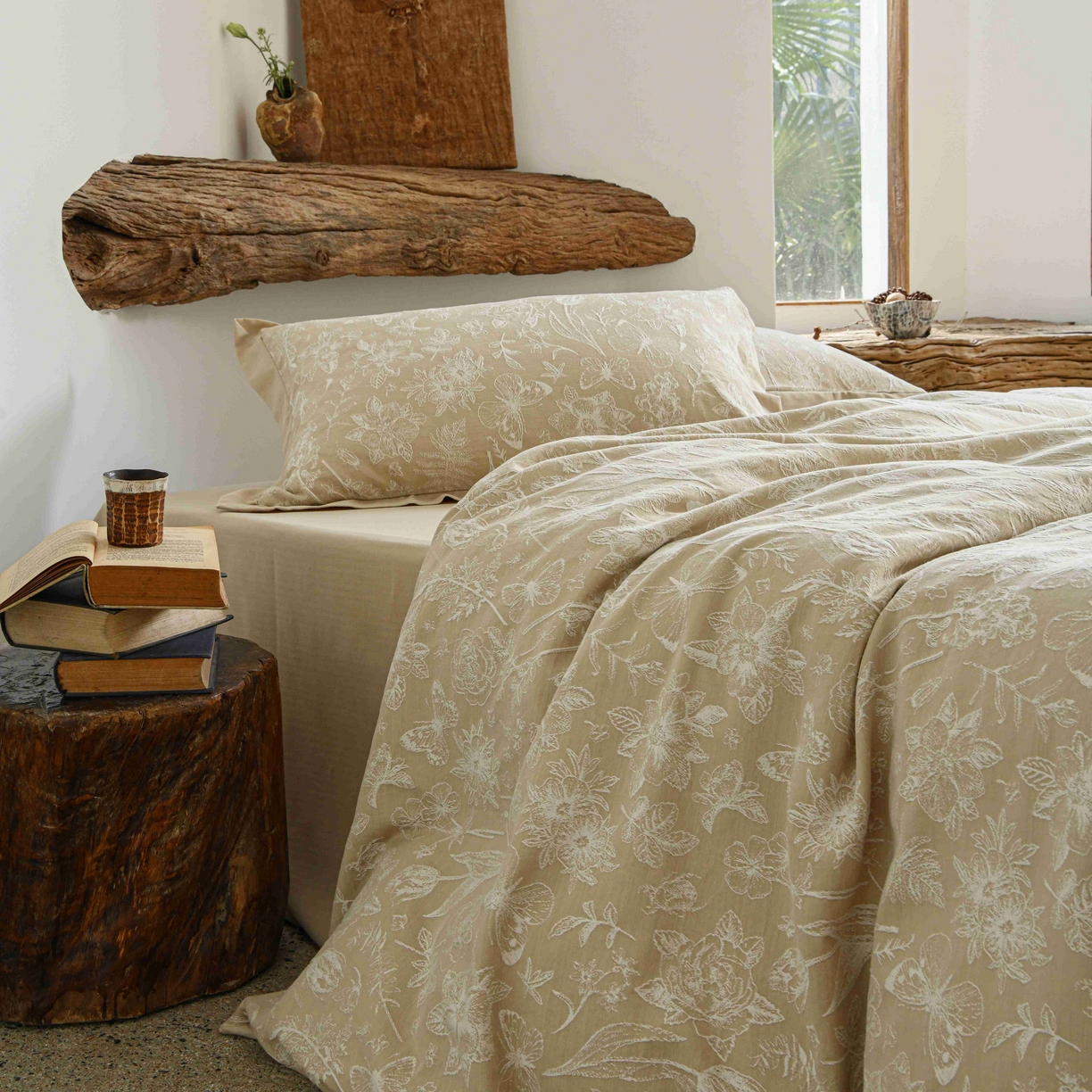 91家纺网 家纺一手货源 找家纺 （总）云上 2025全棉提花床品系列·蝶舞花间