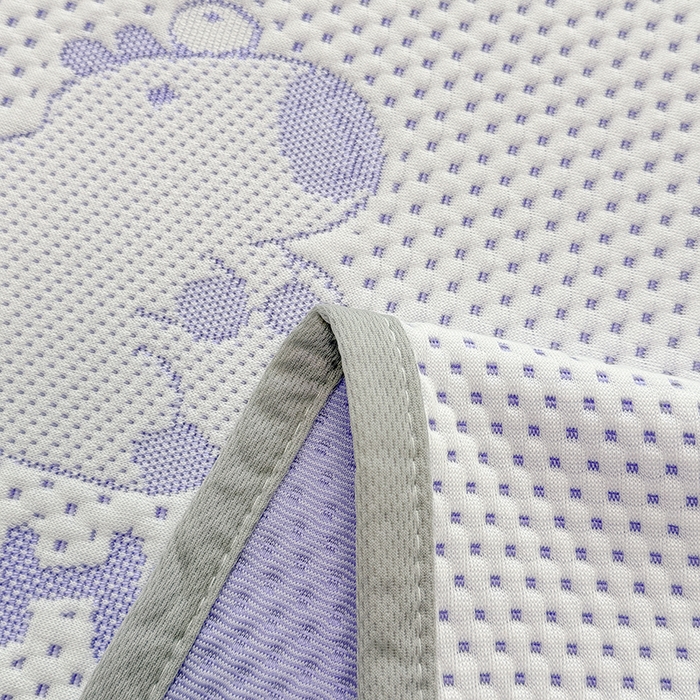 91家纺网 家纺一手货源 找家纺 雪鲨家纺  2025新款凉豆豆夏凉被空调被冰豆豆夏被可机洗礼品跑量A类 卡皮巴拉紫