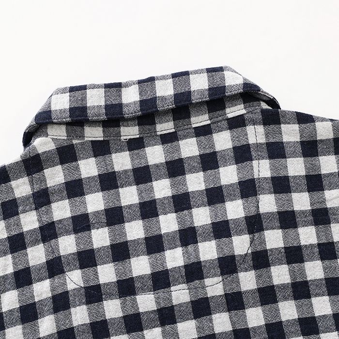 91家纺网 家纺一手货源 找家纺 伊嫚家居 2025新款日式无印风良品全棉双层纱睡衣女纯棉短袖短裤睡衣夏季纯棉短袖家居服 藏青小格女