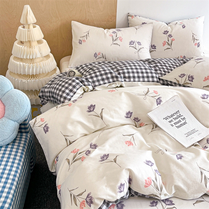 91家纺网 家纺一手货源 找家纺 （总）如约 2025春夏新款12868全棉印花单被套