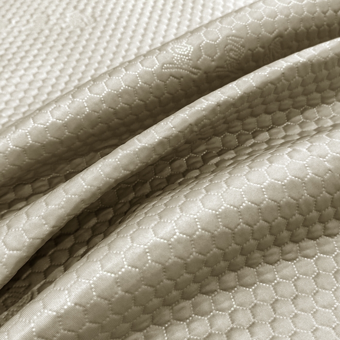 91家纺网 家纺一手货源 找家纺 春寻家纺 2025新款凉豆豆凉席冰丝席 香槟色