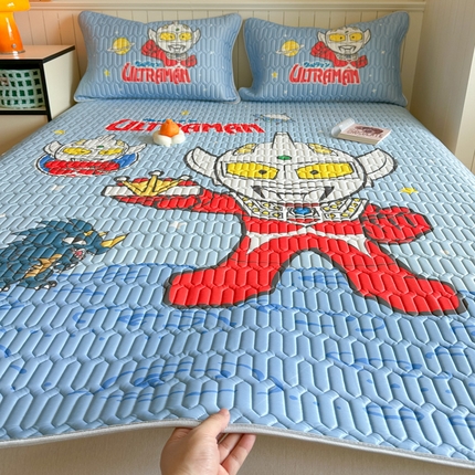 金爱家 2025新款奥特曼乳胶凉席席子 乳胶-王牌特工