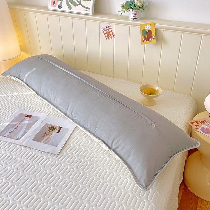 91家纺网 家纺一手货源 找家纺 雨彤家纺 2025年新款A类乳胶凉感丝双人长枕套 繁花似锦