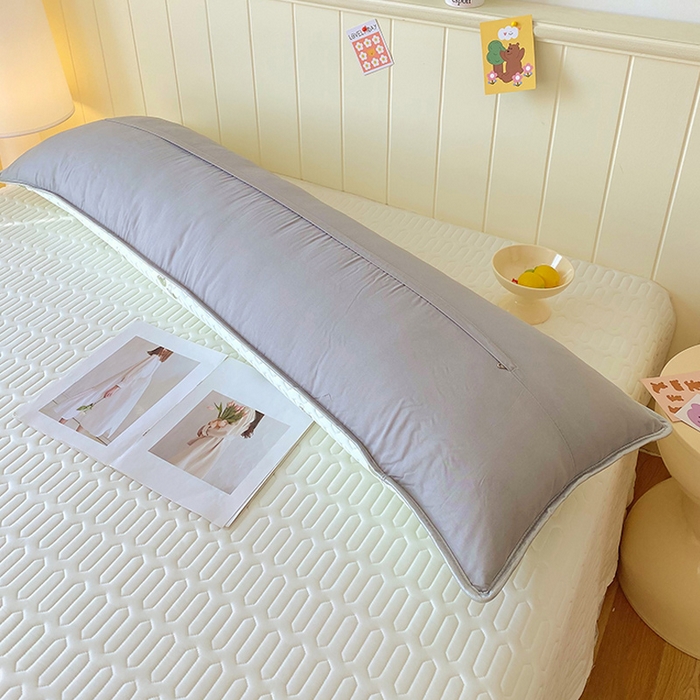 91家纺网 家纺一手货源 找家纺 雨彤家纺 2025年新款A类乳胶凉感丝双人长枕套 萌趣蘑菇-果绿