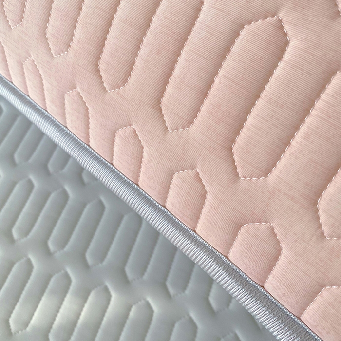 91家纺网 家纺一手货源 找家纺 雨彤家纺 2025年新款A类乳胶凉感丝双人长枕套 肌理纹-桔