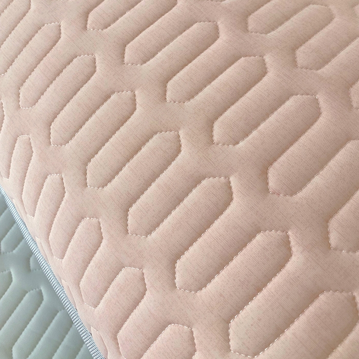 91家纺网 家纺一手货源 找家纺 雨彤家纺 2025年新款A类乳胶凉感丝双人长枕套 肌理纹-桔