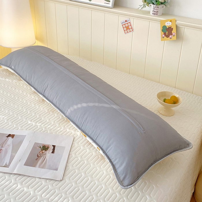 91家纺网 家纺一手货源 找家纺 雨彤家纺 2025年新款A类乳胶凉感丝双人长枕套 花开盛世