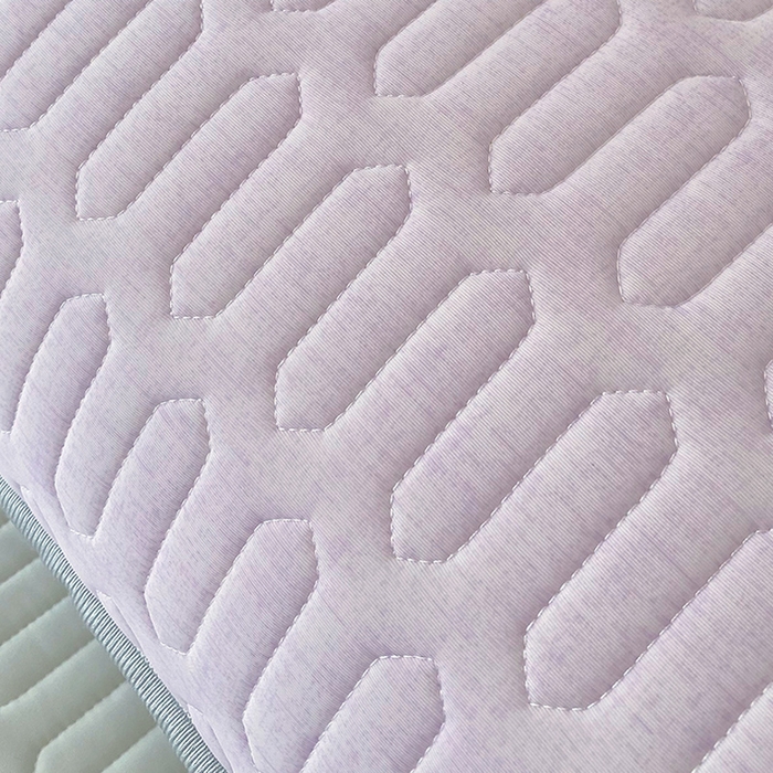 91家纺网 家纺一手货源 找家纺 雨彤家纺 2025年新款A类乳胶凉感丝双人长枕套 肌理纹-紫